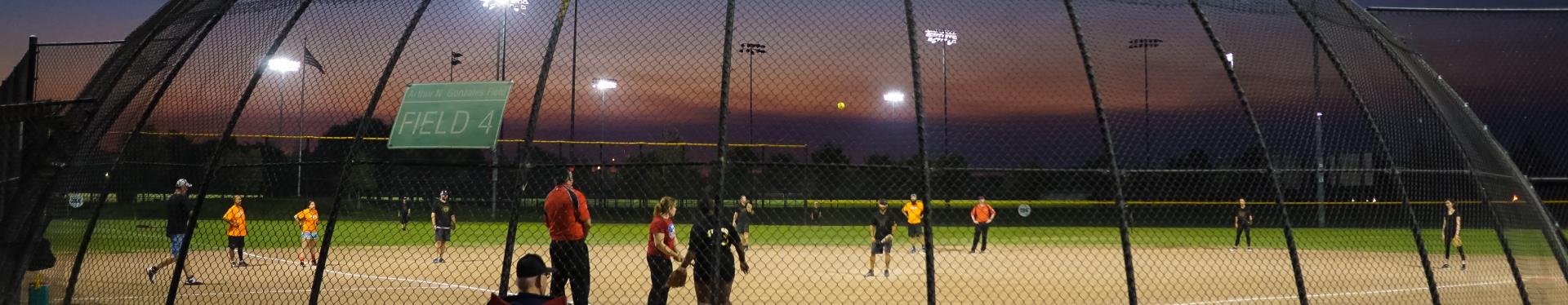 Adult Softball at Sunset Park Athletic Complex on Field 4