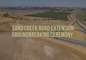 Media Release - Sand Creek Road Extension Groundbreaking Ceremony Thumbnail